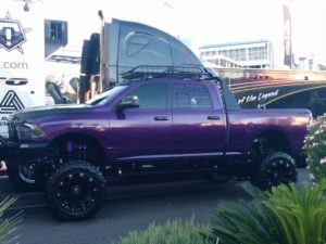 Purple truck