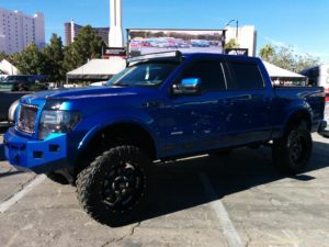 Blue truck