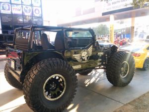 Jeep with large tires