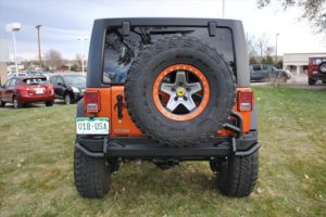 Back of Jeep Wrangler