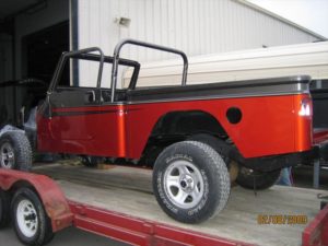 Red Jeep body