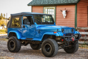 Blue Jeep