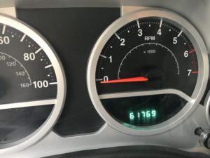 2010 Jeep Wrangler Unlimited Rubicon speedometer